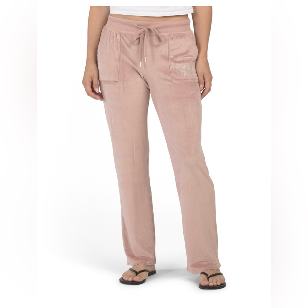 Juicy Couture Blush Velour Joggers